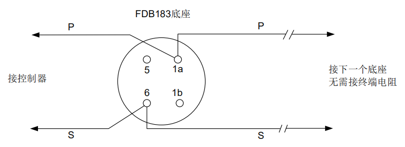 FDO183S點型光電感煙探測器接線圖